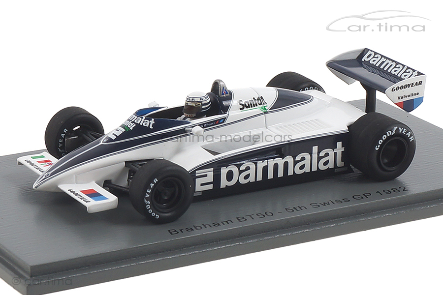 Brabham BT50 GP Schweiz 1982 Riccardo Patrese Spark 1:43 S7115