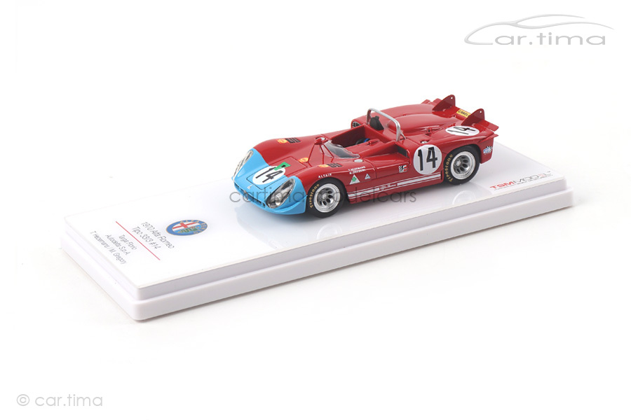 Alfa Romeo Tipo 33/3 Targa Florio 1970 Gregory/Hezemans TSM 1:43 TSM154365 Alfa Romeo Tipo 33/3 Targa Florio 1970 Gregory/Hezemans TSM 1:43 TSM154365