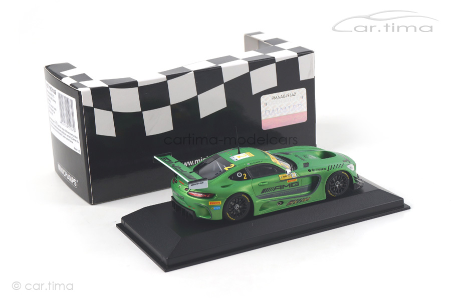 Mercedes-AMG GT3 FIA GT World Cup Macau 2016 van der Zande Minichamps 1:43 437163102 Mercedes-AMG GT3 FIA GT World Cup Macau 2016 van der Zande Minichamps 1:43 437163102