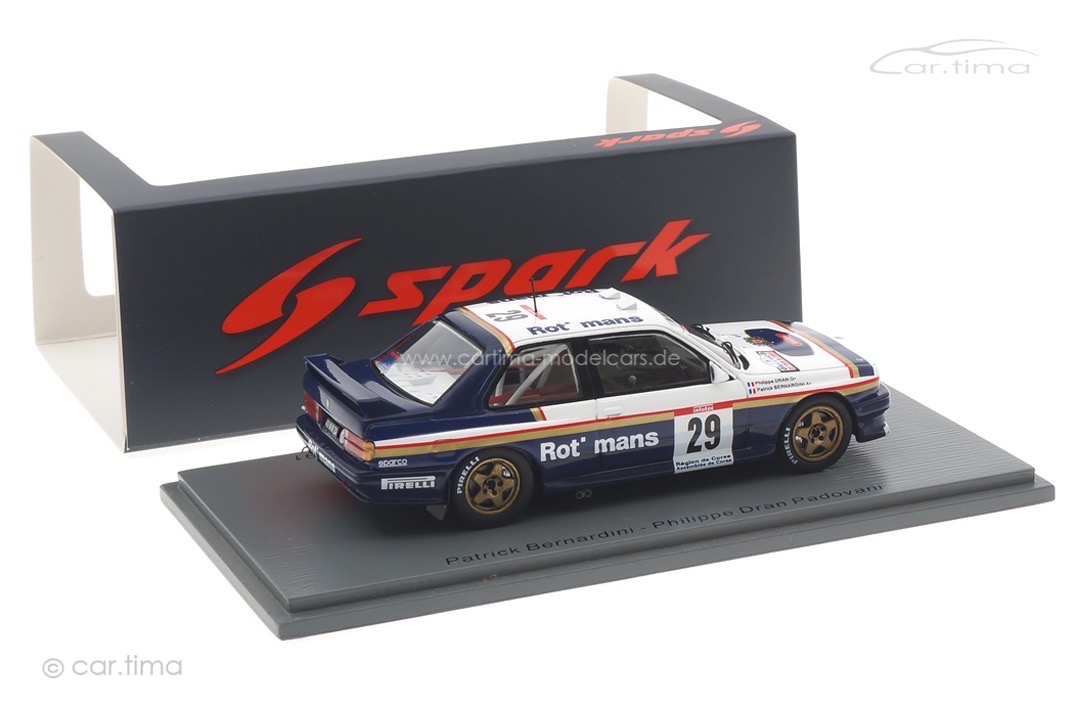 BMW E30 Tour de Corse Rallye de France 1991 Bernardini/Dran-Padovani Spark 1:43 S8489 BMW E30 Tour de Corse Rallye de France 1991 Bernardini/Dran-Padovani Spark 1:43 S8489