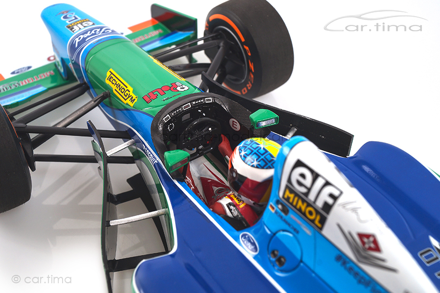 Benetton Ford B194 GP Belgien 2017 Demonstration Run Mick Schumacher Minichamps 1:18 510941705 Benetton Ford B194 GP Belgien 2017 Demonstration Run Mick Schumacher Minichamps 1:18 510941705