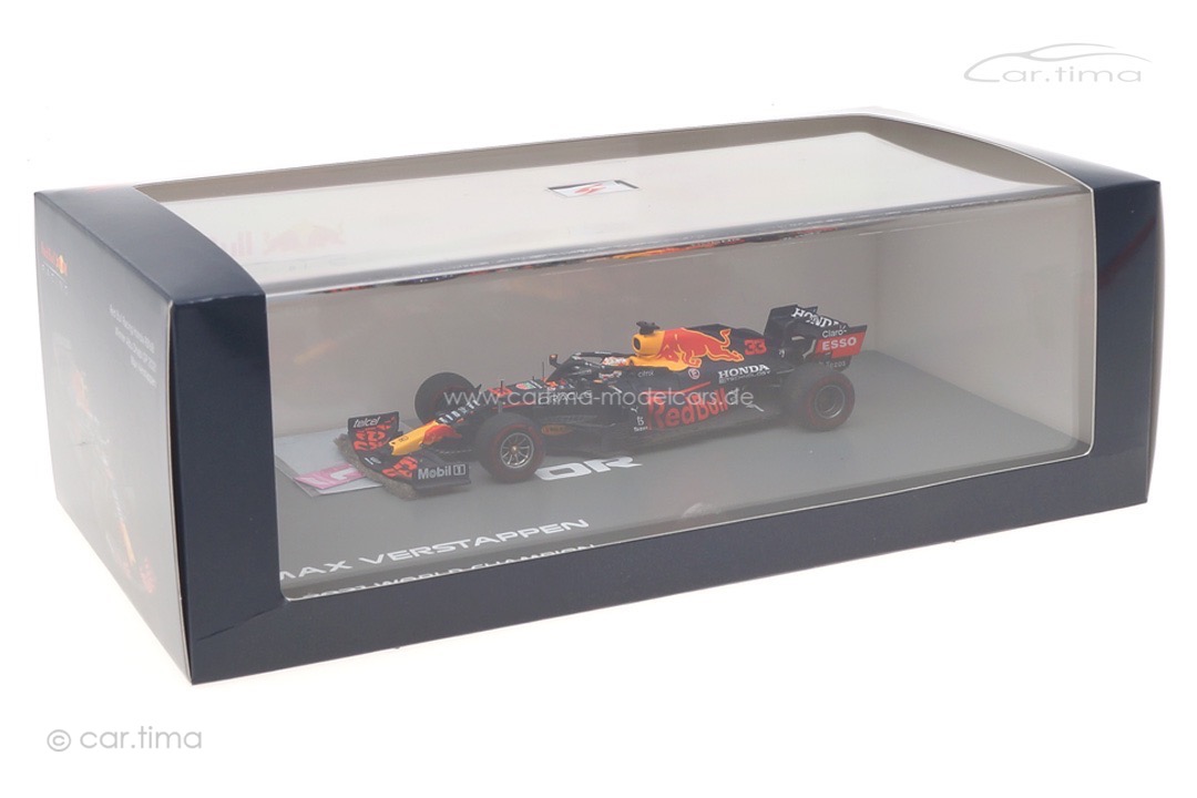 Red Bull Racing RB16B Winner GP Abu Dhabi 2021 Max Verstappen/pit board/No.1 board Spark 1:43 S7861 Red Bull Racing RB16B Winner GP Abu Dhabi 2021 Max Verstappen/pit board/No.1 board Spark 1:43 S7861