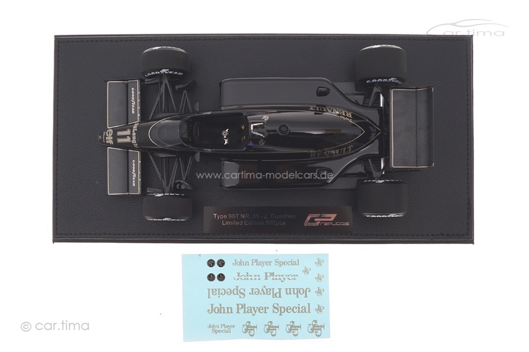Lotus 98T GP 1986 Johnny Dumfries GP Replicas 1:18 GP67B Lotus 98T GP 1986 Johnny Dumfries GP Replicas 1:18 GP67B