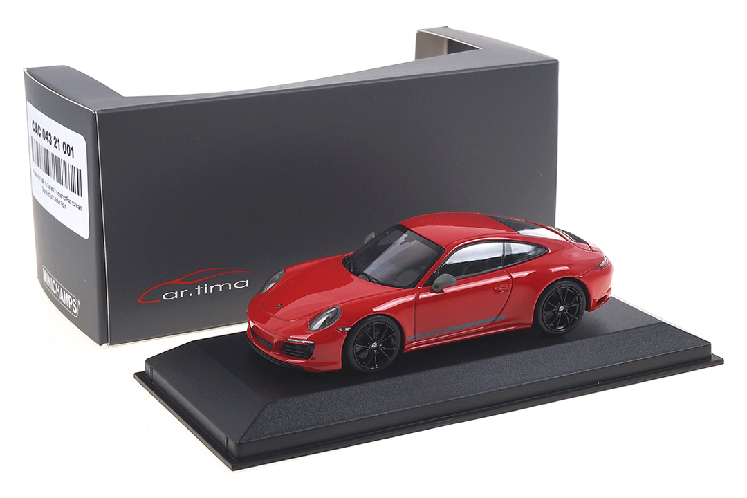 Porsche 911 (991 II) Carrera T Indischrot/Rad schwarz Signaturdruck Walter Röhrl Porsche 911 (991 II) Carrera T Indischrot/Rad schwarz Signaturdruck Walter Röhrl