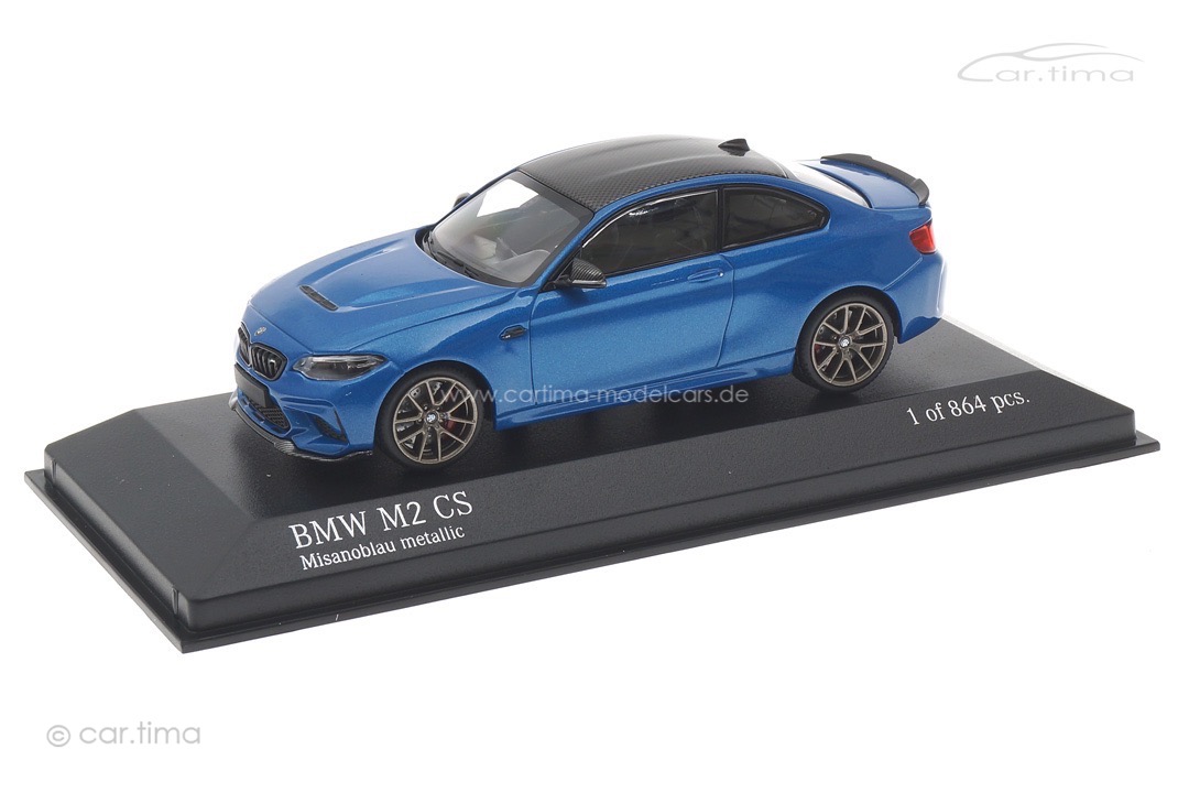 BMW M2 CS Misanoblaumet. Minichamps 1:43 410021025 BMW M2 CS Misanoblaumet. Minichamps 1:43 410021025