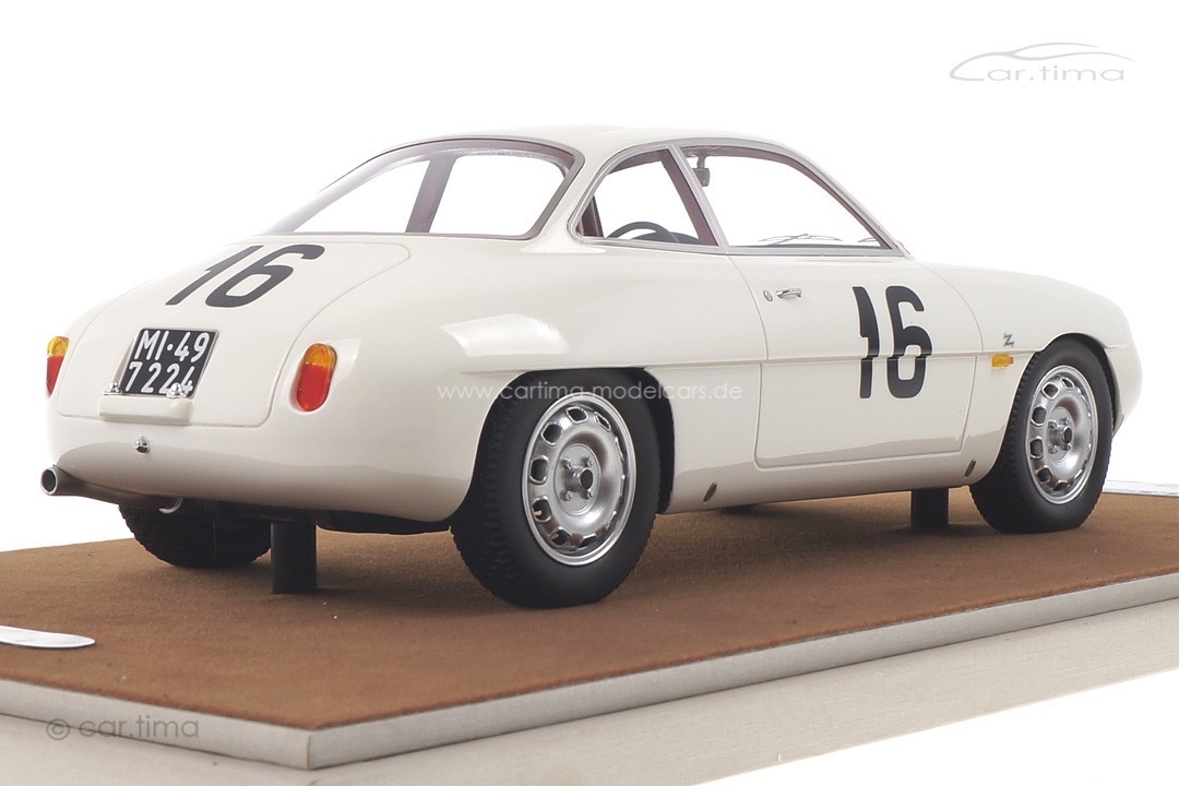 Alfa Romeo Giulietta SZ Monza Coppa Intereuropa 1960 Kim Tecnomodel 1:18 TM18-42F Alfa Romeo Giulietta SZ Monza Coppa Intereuropa 1960 Kim Tecnomodel 1:18 TM18-42F
