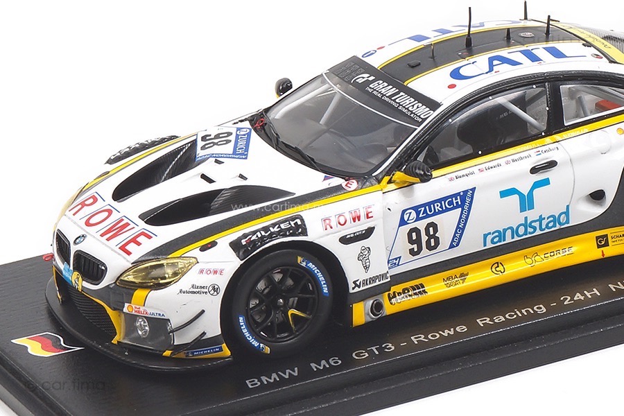 BMW M6 GT3 24h Nürburgring 2018 Blomqvist/Catsburg/Westbrook Spark 1:43 SG420