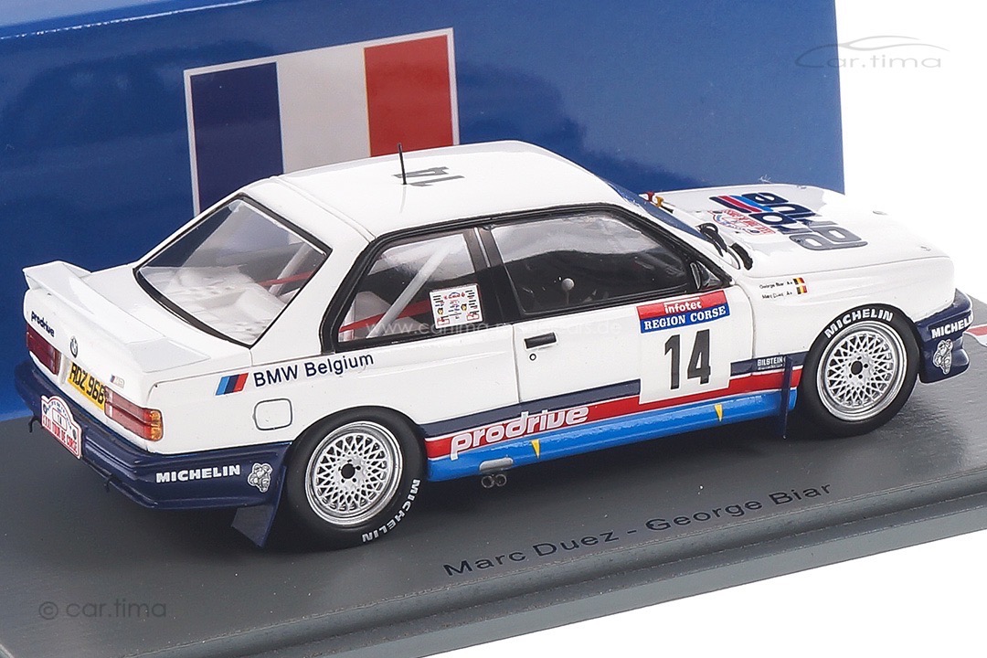 BMW M3 E30 Tour de Corse 1987 Biar/Duez Spark 1:43 SF149 BMW M3 E30 Tour de Corse 1987 Biar/Duez Spark 1:43 SF149