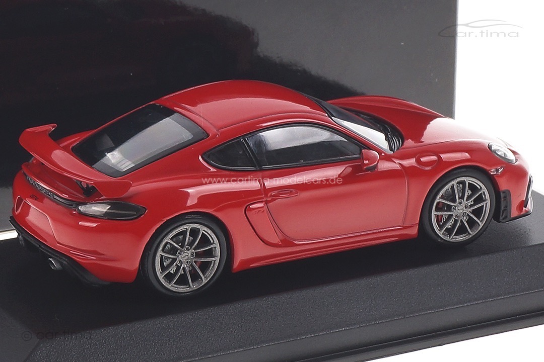 Porsche 718 Cayman GT4 Indischrot Minichamps 1:43 410067600