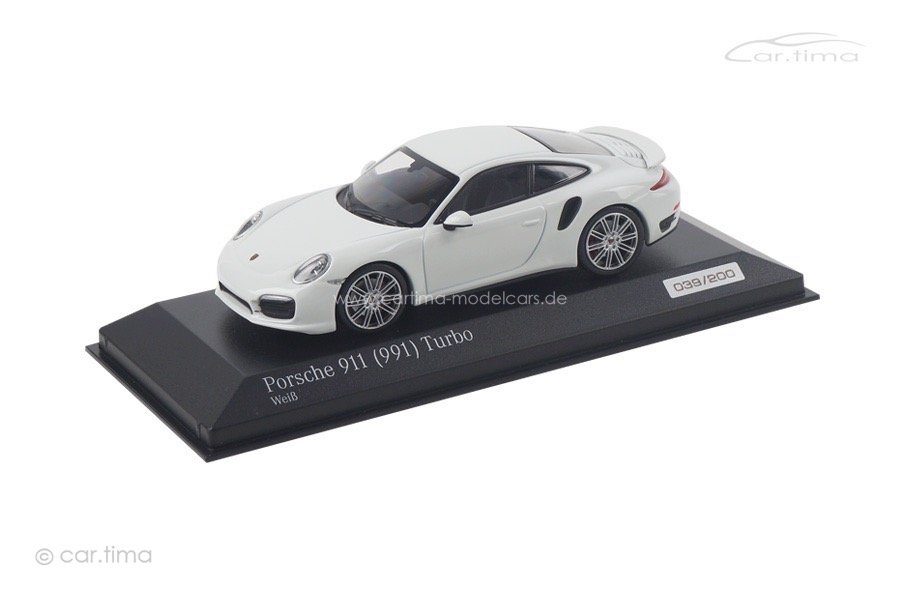 Porsche 911 (991) Turbo Weiß/Interieur schwarz Turbo Set Minichamps 1:43 CA04316058 Porsche 911 (991) Turbo Weiß/Interieur schwarz Turbo Set Minichamps 1:43 CA04316058
