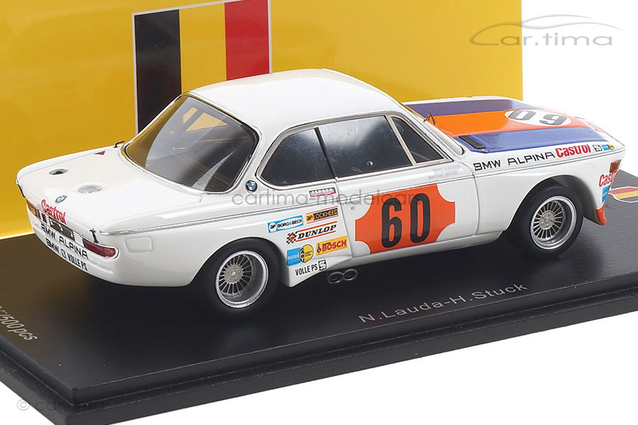 BMW 3.0 CSL 1000 km Spa 1973 Lauda/Stuck Spark 1:43 SB227 BMW 3.0 CSL 1000 km Spa 1973 Lauda/Stuck Spark 1:43 SB227