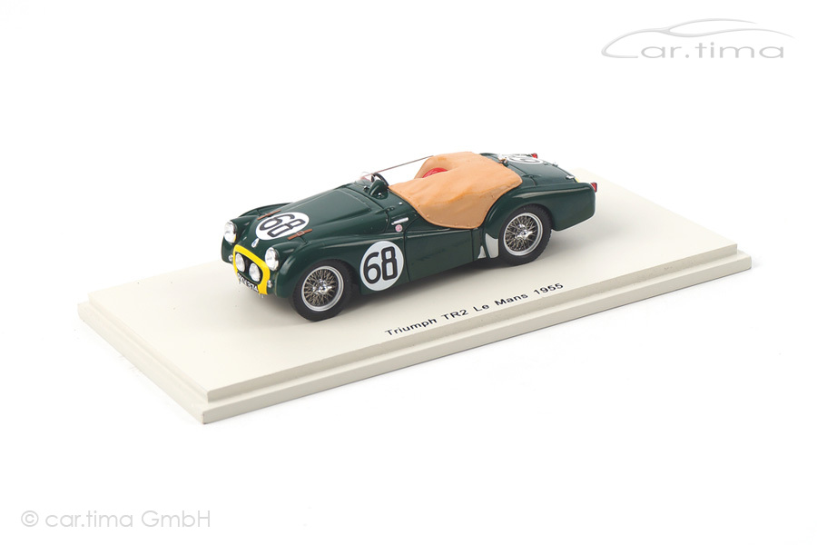 Triumph TR2 24h Le Mans 1955 Brooke/Morris Goodall Spark 1:43 S1394