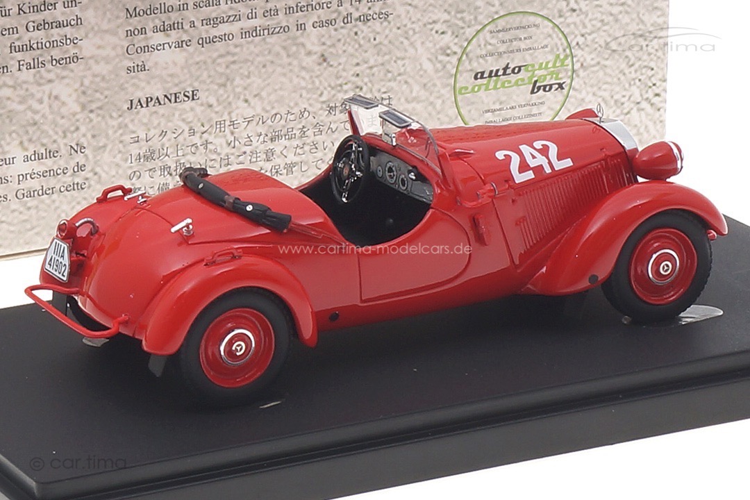 Mercedes-Benz 170 VS Geländesportroadster 1938 rot Autocult 1:43 07024