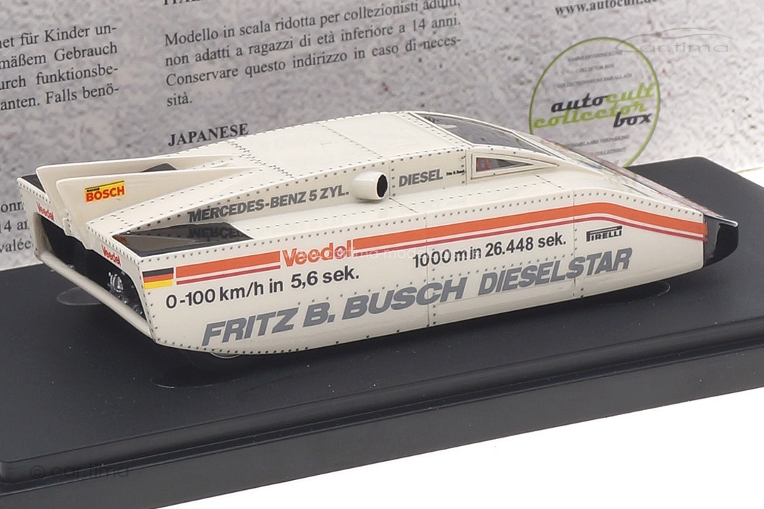 Mercedes-Benz Fritz B. Busch Dieselstar autocult 1:43 07021 Mercedes-Benz Fritz B. Busch Dieselstar autocult 1:43 07021