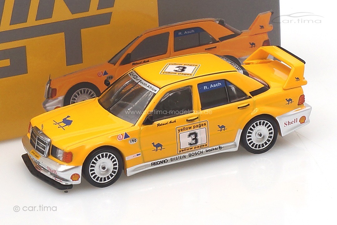 Mercedes-Benz 190E 2.5-16 Evolution II Kyalami 1990 Roland Asch MINI GT 1:64 MGT00187-L