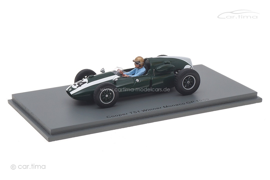Cooper T51 Winner GP Monaco 1959 World Champion Jack Brabham Spark 1:43 S8039
