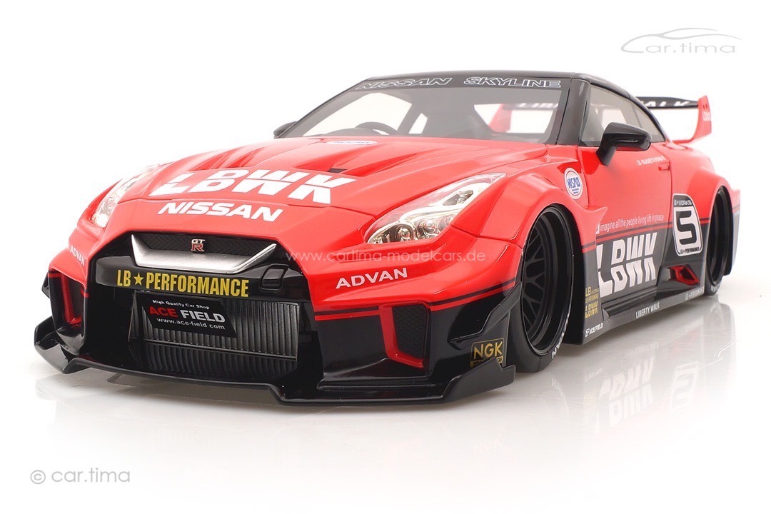 NISSAN 35GT-RR LB-Silhouette Works GT Ver.1 rot/schwarz TopSpeed 1:18 TS0354 NISSAN 35GT-RR LB-Silhouette Works GT Ver.1 rot/schwarz TopSpeed 1:18 TS0354