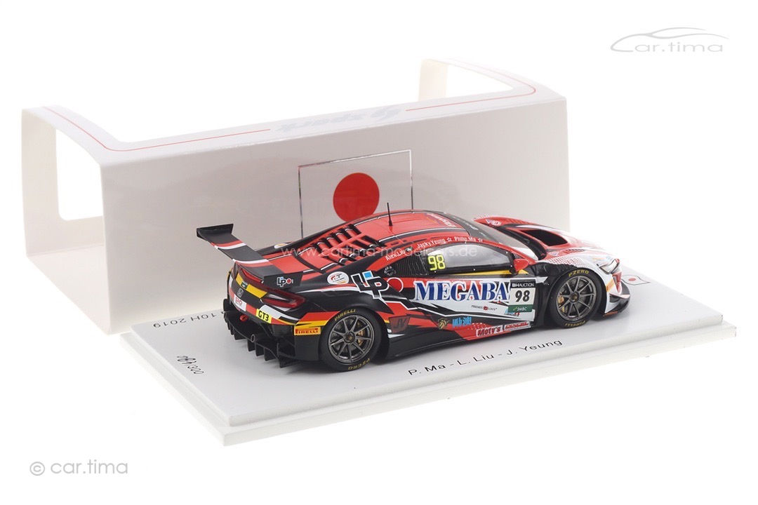 Honda NSX GT3 Suzuka 2019 Ma/Liu/Yeung Spark 1:43 SJ094 Honda NSX GT3 Suzuka 2019 Ma/Liu/Yeung Spark 1:43 SJ094