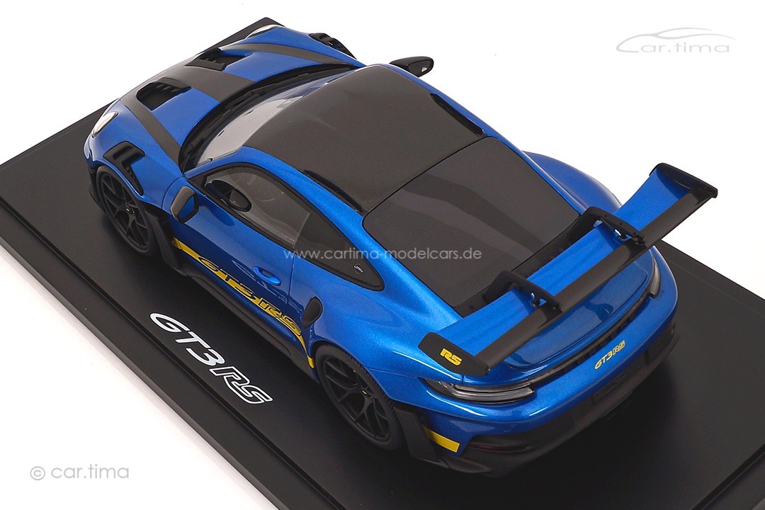 Porsche 911 (992) GT3 RS Sonderwunsch Saphirblau Spark 1:18 MAP05870024