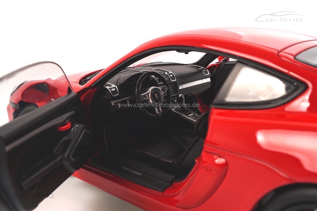 Porsche Cayman (981) GT4 Indischrot Schuco 1:18 450040300