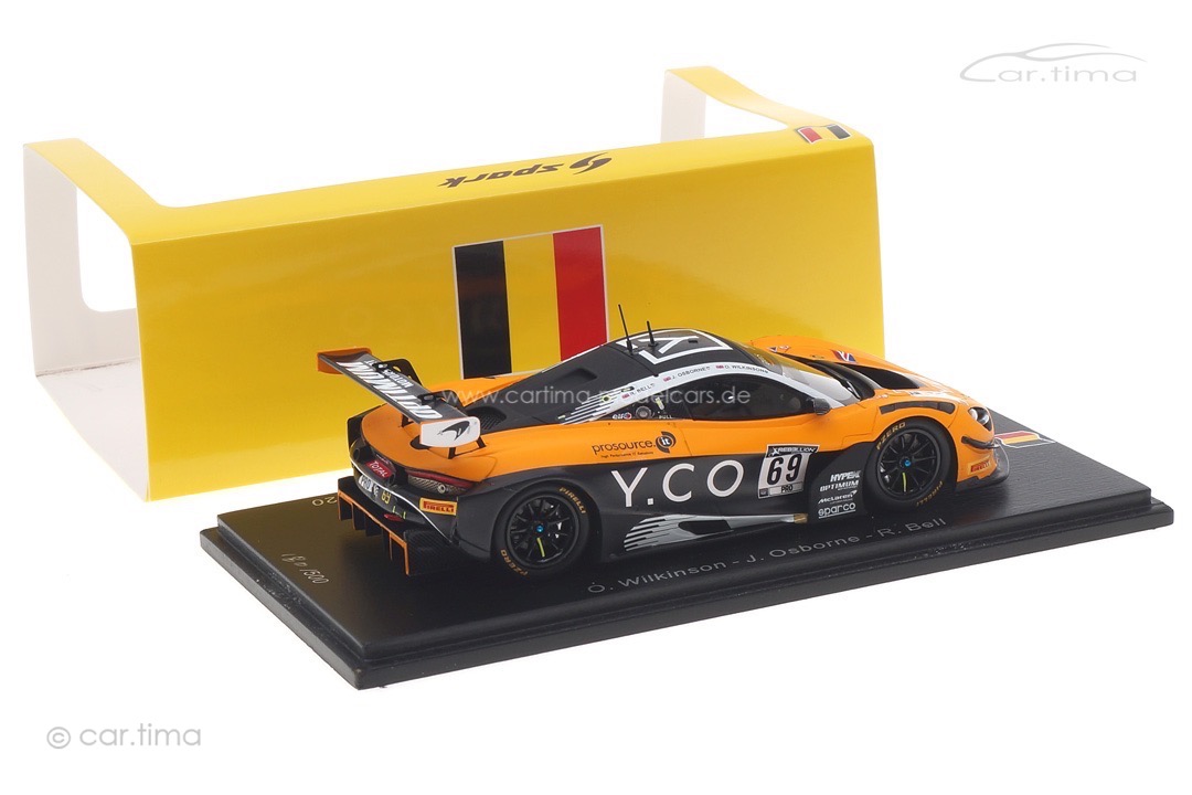 McLaren 720S GT3 24h Spa 2020 Bell/Osborne/Wilkinson Spark 1:43 SB405