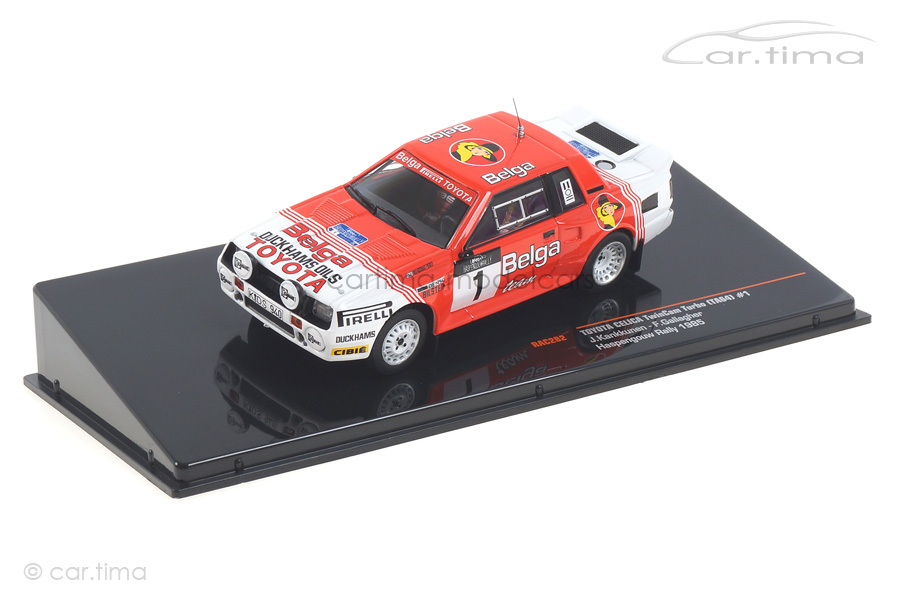 Toyota Celica Turbo Rallye Haspengouw Kankkunen/Gallagher IXO 1:43 RAC282 Toyota Celica Turbo Rallye Haspengouw Kankkunen/Gallagher IXO 1:43 RAC282