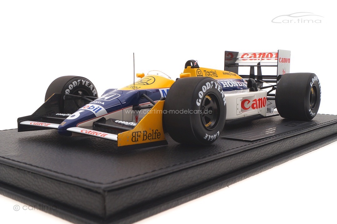 Williams FW11B GP Monza World Champion 1987 Nelson Piquet GP Replicas 1:18 GP132B Williams FW11B GP Monza World Champion 1987 Nelson Piquet GP Replicas 1:18 GP132B