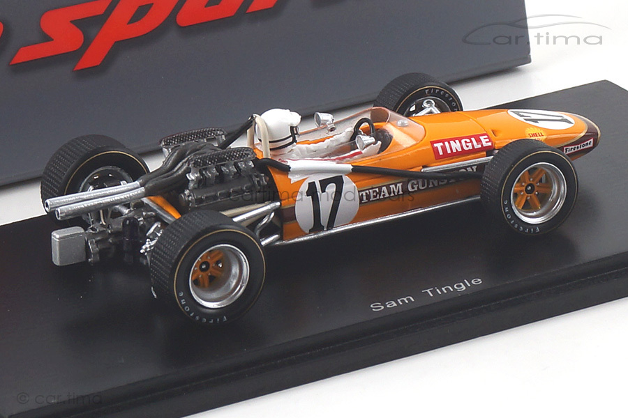 Brabham BT24 GP Südafrika 1969 Sam Tingle Spark 1:43 S5255 Brabham BT24 GP Südafrika 1969 Sam Tingle Spark 1:43 S5255