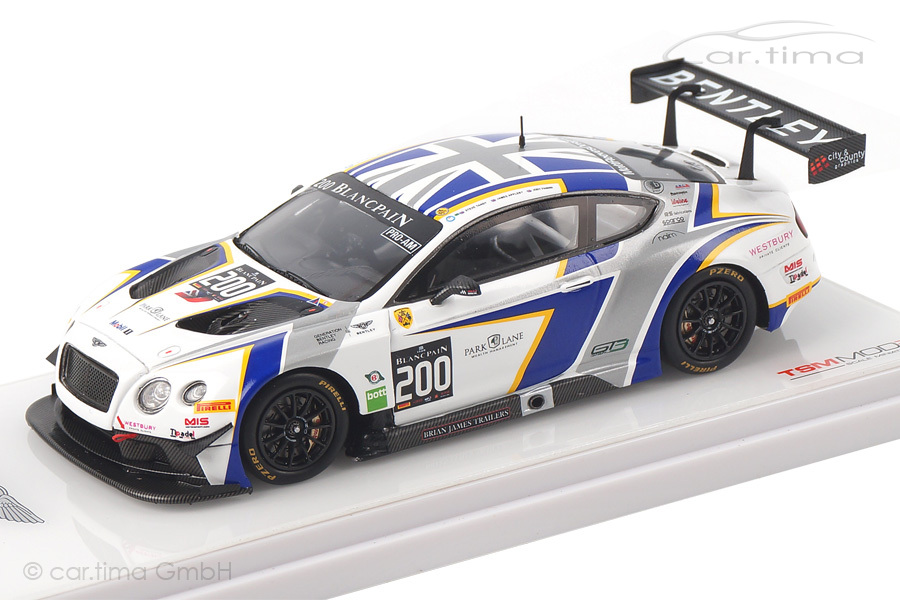 Bentley Continental GT3 Blancpain Endurance 2014 TSM 1:43 TSM154355 Bentley Continental GT3 Blancpain Endurance 2014 TSM 1:43 TSM154355