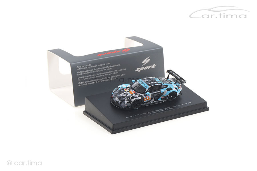 Porsche 911 RSR Winner LMGTE Am 24h Le Mans 2018 Spark 1:87 87S146