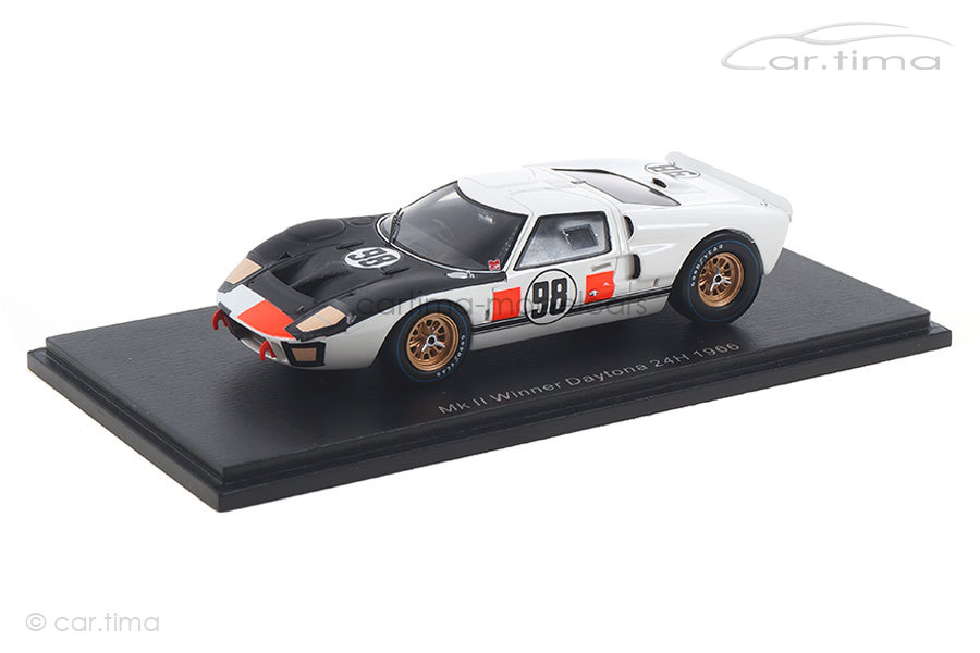 Ixo 1:43 Ford GT40 MKII N° 98 Vainqueur 24h Daytona 1966 GTM050 modèle