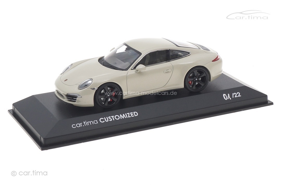 Porsche 911 50th Anniversary Geysirgraumet./Rad schwarz Minichamps car.tima CUSTOMIZED