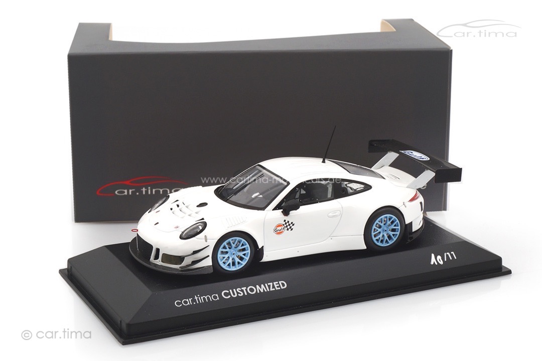 Porsche 911 (991) GT3 R GULF Minichamps car.tima CUSTOMIZED 1:43 CAC04321053