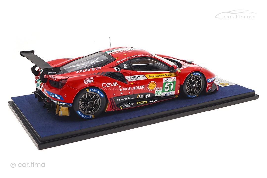 Ferrari 488 GTE EVO 24h Le Mans 2022 Pier Guidi/Calado/Serra LookSmart 1:18 LS18LM032