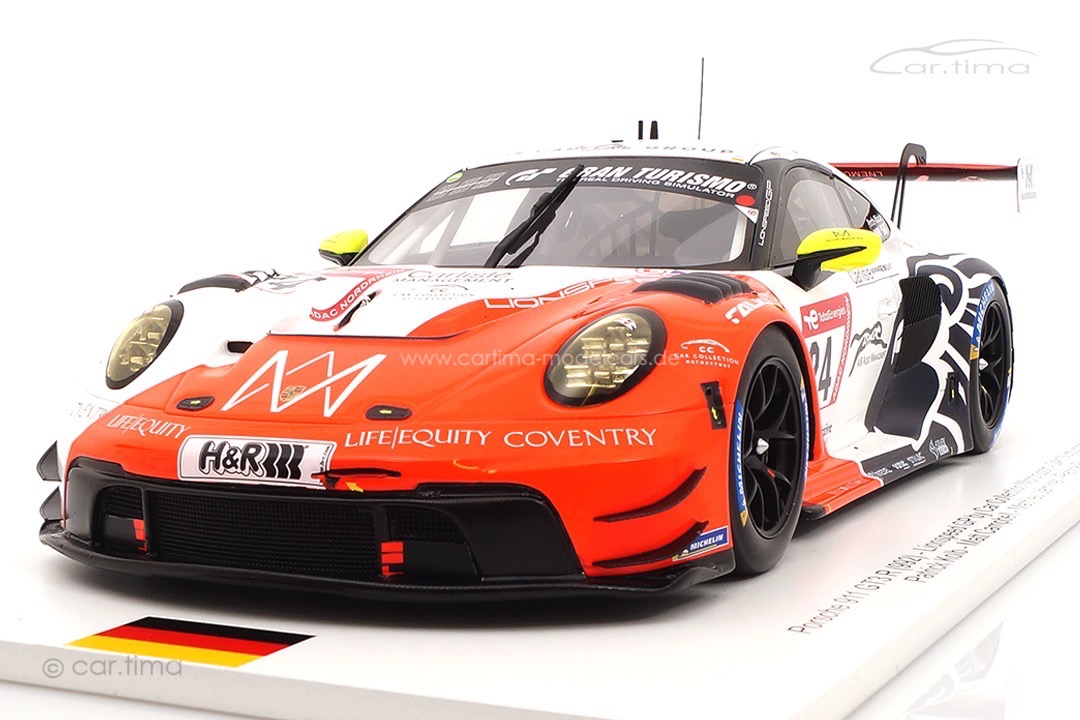 Porsche 911 GT3 R 24h Nürburgring 2023 Lionspeed GP by Car Collection Spark 1:18 FF026