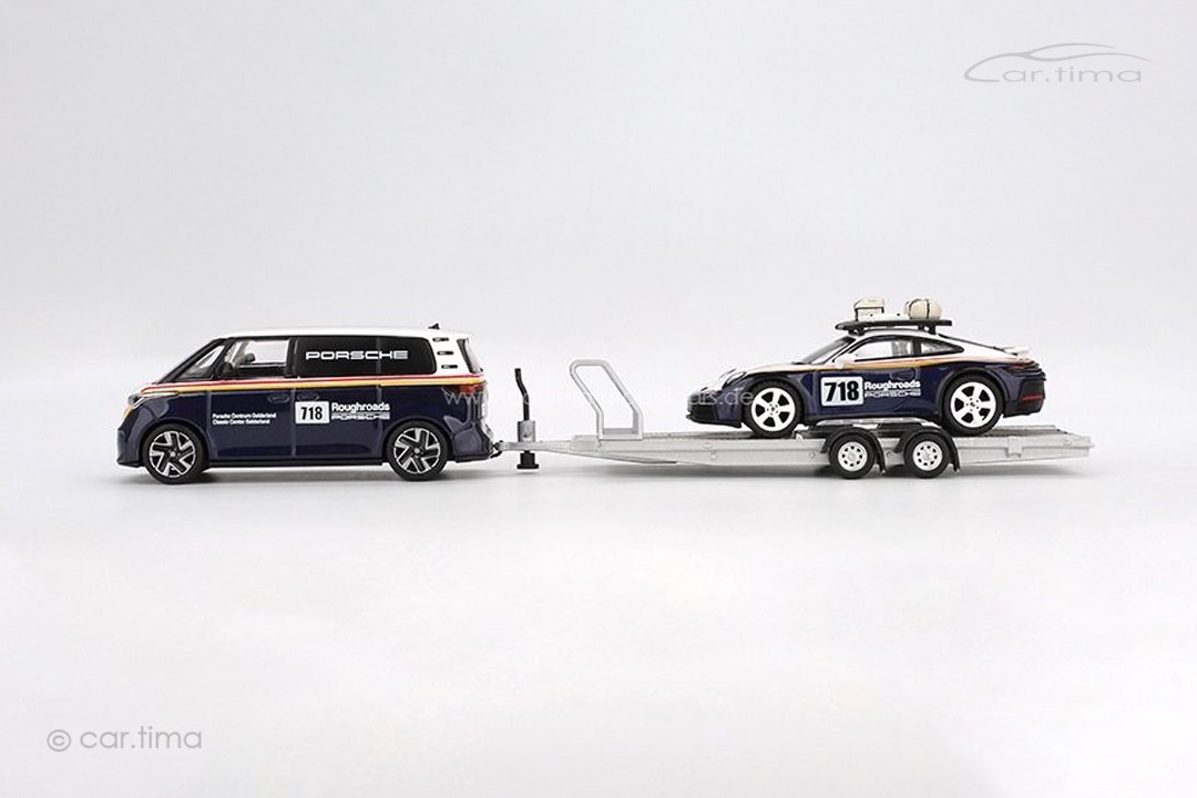 Set Porsche 911 (992) Dakar/ID Buzz Porsche Gelderland MINI GT 1:64 MGTS0019