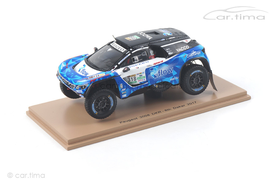 Peugeot 3008 DKR Dakar Rally 2017 Dumas/Guehennec Spark 1:43 S5614
