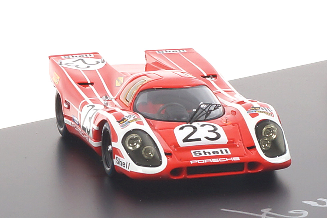 Set Porsche 917 signed by Hans Herrmann 1 of 23 car.tima CUSTOMIZED 1:43