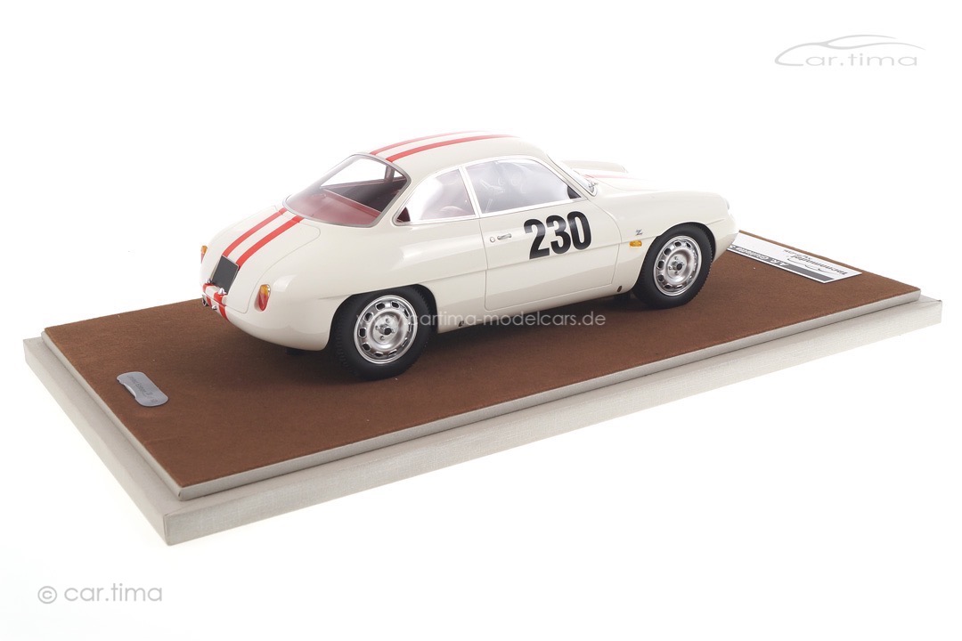 Alfa Romeo Giulietta SZ Schauinsland 1962 Toni Fischhaber Tecnomodel 1:18 TM18-42E Alfa Romeo Giulietta SZ Schauinsland 1962 Toni Fischhaber Tecnomodel 1:18 TM18-42E