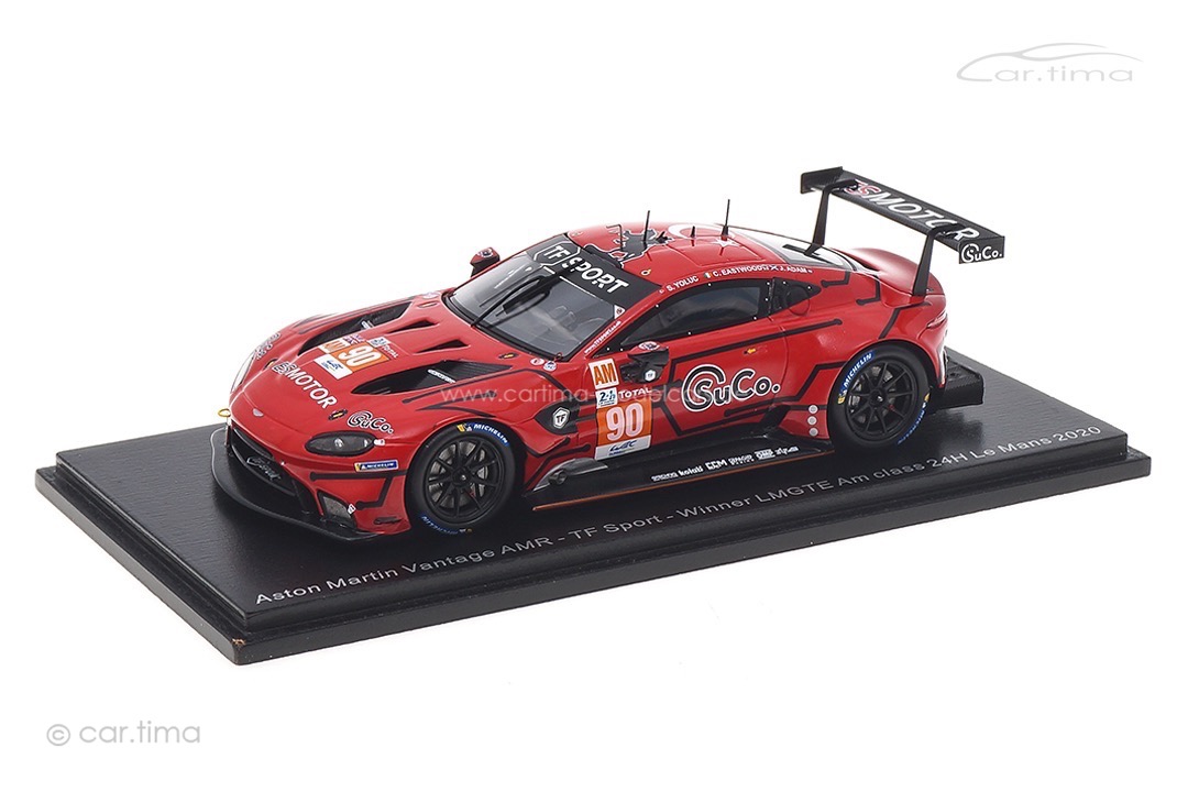 A collectible scale model Aston Martin Vantage GTE Le Mans from Altaya