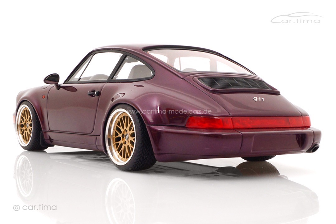 Porsche 911 (964) Carrera 4 WTL Amethyst met. BBS Le Mans Alufelgen car.tima CUSTOMIZED 1:18 Porsche 911 (964) Carrera 4 WTL Amethyst met. BBS Le Mans Alufelgen car.tima CUSTOMIZED 1:18