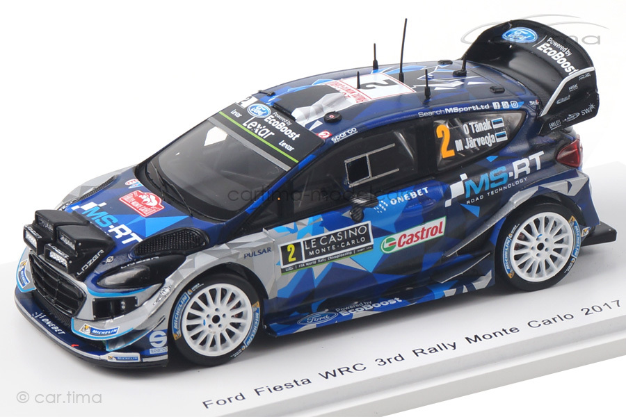 Ford Fiesta WRC Rallye Monte Carlo 2017 Tänak/Järveoja Spark 1:43 S5161