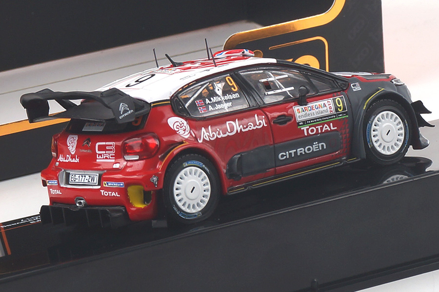 Citroen C3 WRC Rally Saregna 2017 Mikkelsen/Synnevaag IXO 1:43 RAM640 Citroen C3 WRC Rally Saregna 2017 Mikkelsen/Synnevaag IXO 1:43 RAM640