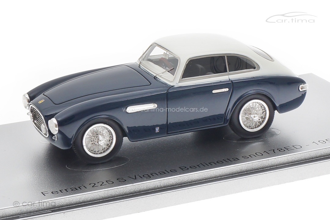 Ferrari 225 S Vignale Berlinetta sn0178ED 1952 blau/weiß Kess 1:43 KE43056251 Ferrari 225 S Vignale Berlinetta sn0178ED 1952 blau/weiß Kess 1:43 KE43056251
