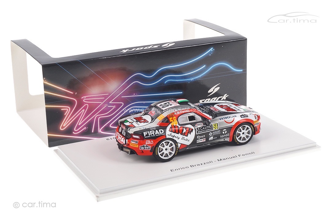 Abarth 124 Rally RGT Rallye Monte Carlo 2019 Brazzoli/Fenoli Spark 1:43 S5988 Abarth 124 Rally RGT Rallye Monte Carlo 2019 Brazzoli/Fenoli Spark 1:43 S5988