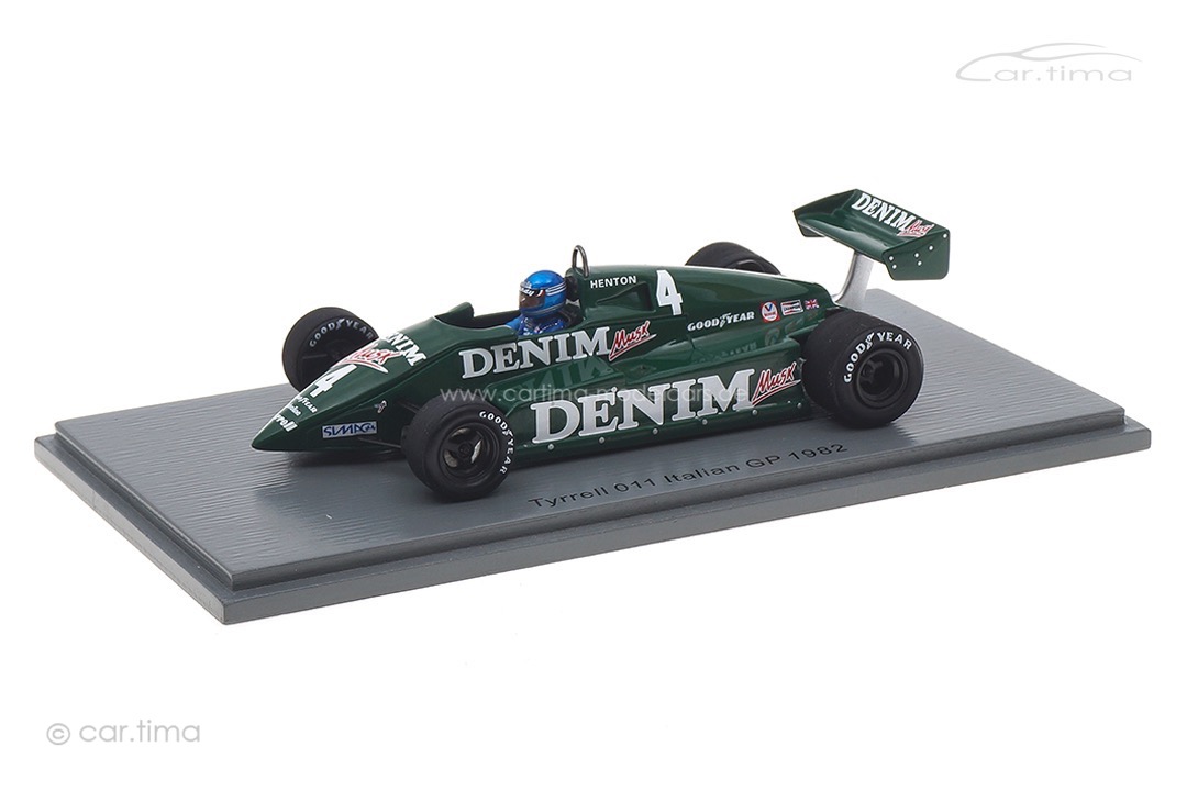 Tyrrell 011 GP Italien 1982 Brian Henton Spark 1:43 S7284 Tyrrell 011 GP Italien 1982 Brian Henton Spark 1:43 S7284