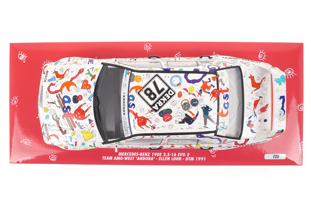 Mercedes-Benz 190E 2.5-16 EVO 2 DTM 1991 Ellen Lohr Minichamps 1:18 155913687