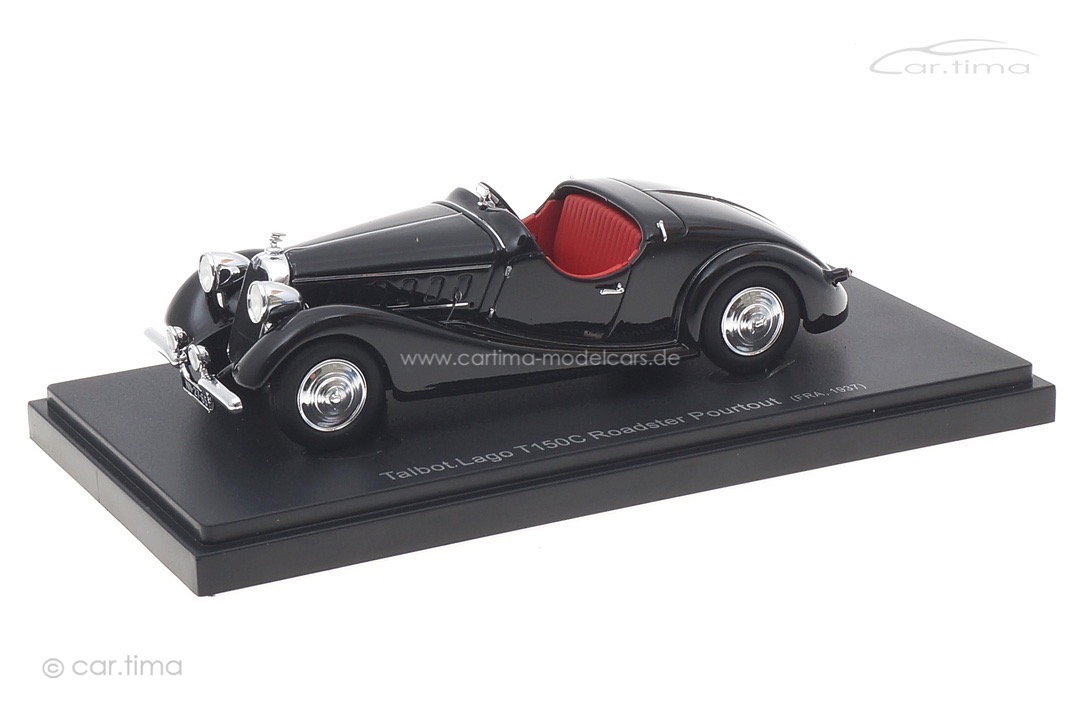 Talbot Lago T150 C Roadster Pourtout 1937 schwarz Avenue43 1:43 60076 Talbot Lago T150 C Roadster Pourtout 1937 schwarz Avenue43 1:43 60076