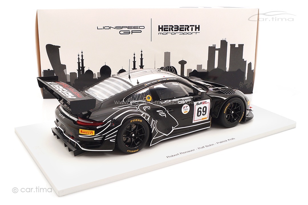 Porsche 911 GT3 R 12h Abu Dhabi 2022 Lionspeed by Herberth Motorsport Spark 1:18 FF023