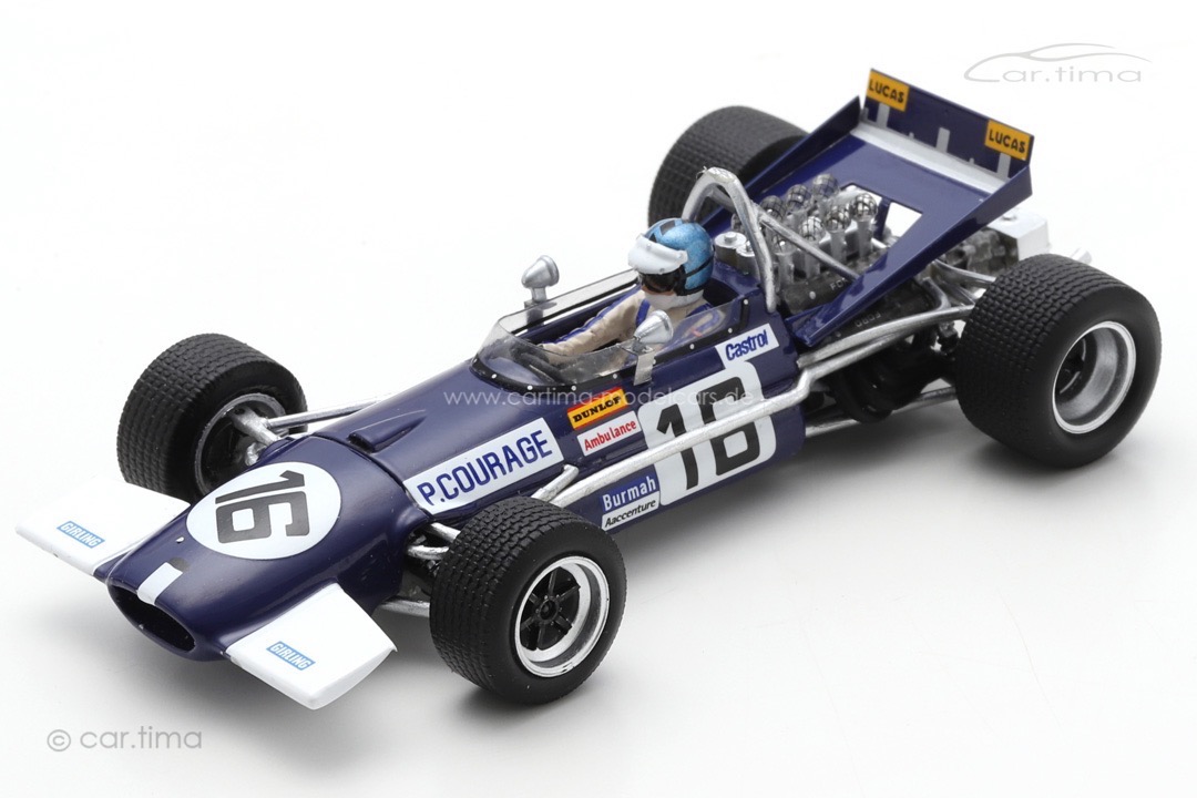 Brabham BT26A GP Großbritannien 1969 Piers Courage Spark 1:43 S8320